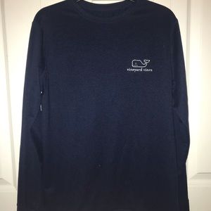 Vineyard vines long sleeve navy blue t